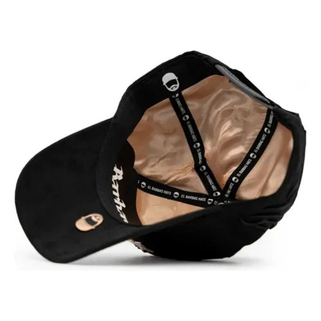 Barbas Hats Rose Gold Skulls