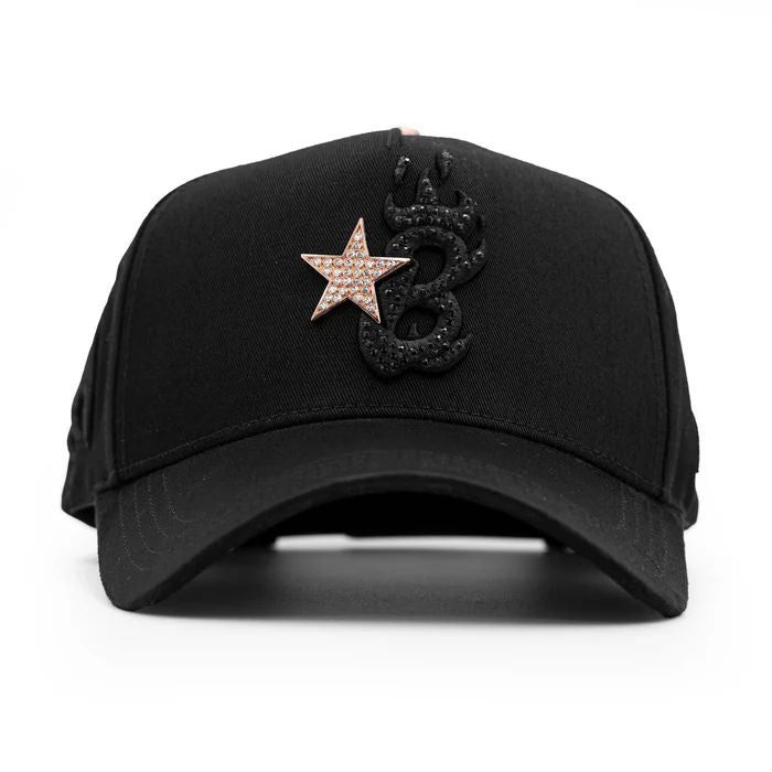Barbas Hats B Star Rose Gold