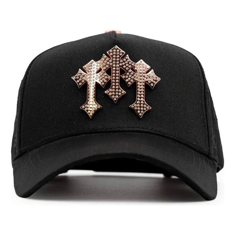 Barbas Hats Chrome Rose Gold
